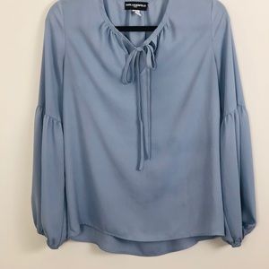 Sold!!! Karl Lagerfeld Blue Blouse